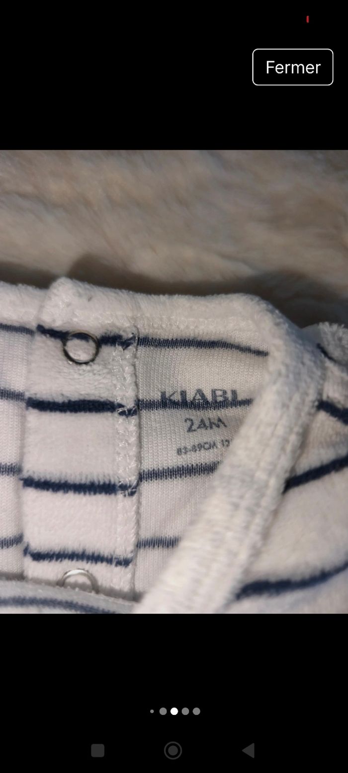 Lot pyjamas kiabi 24mois - photo numéro 5