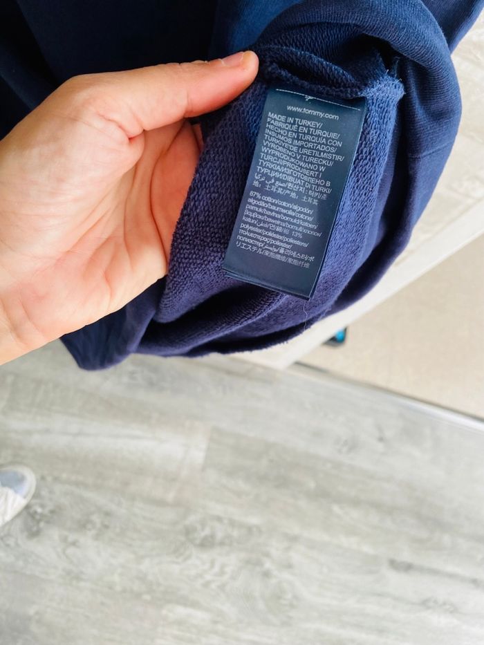 Robe sweat à capuche tommy Hilfiger taille L - photo numéro 3