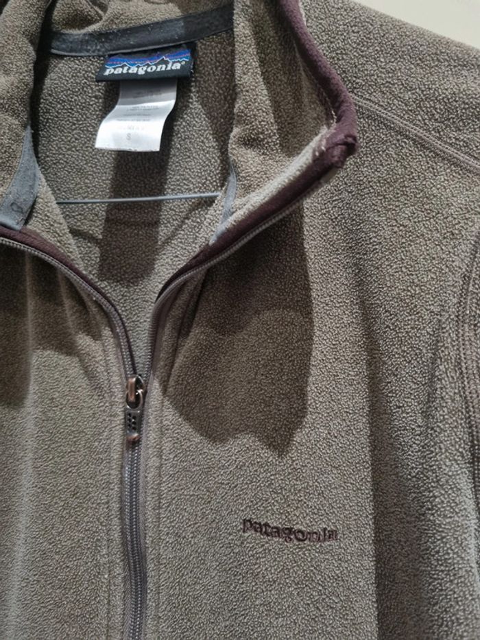 Veste polaire marron à fermeture Patagonia Femme Taille S - photo numéro 3