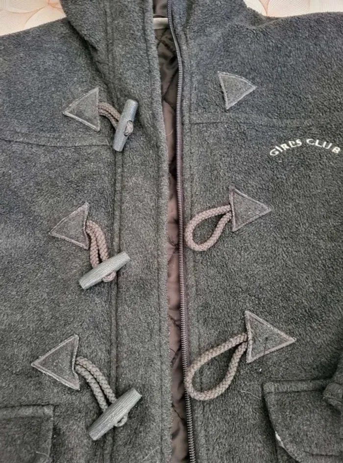 Manteau  Enfant chaud Fille Taille  8  ans  noir très bon état - photo numéro 3