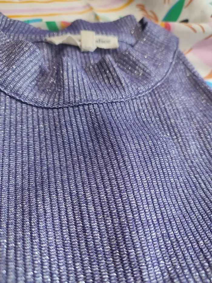 Top violet à paillettes 🌸 Grain de malice - photo numéro 6