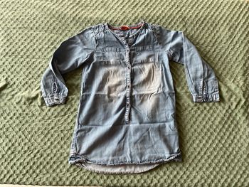 Très jolie robe en jeans hiver fille 5 ans