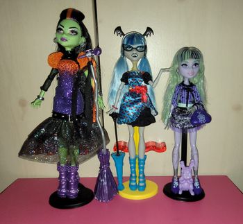 LOT DE 3 Poupées Monster High