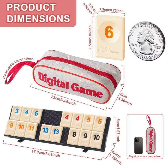 Jeu Digital Game (similaire au Rummikub) Neuf avec pochette - photo numéro 8
