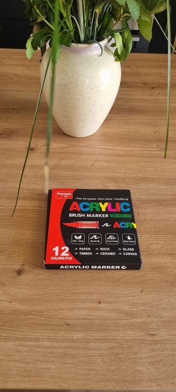 Lot 12 feutres / markers  acryliques neufs