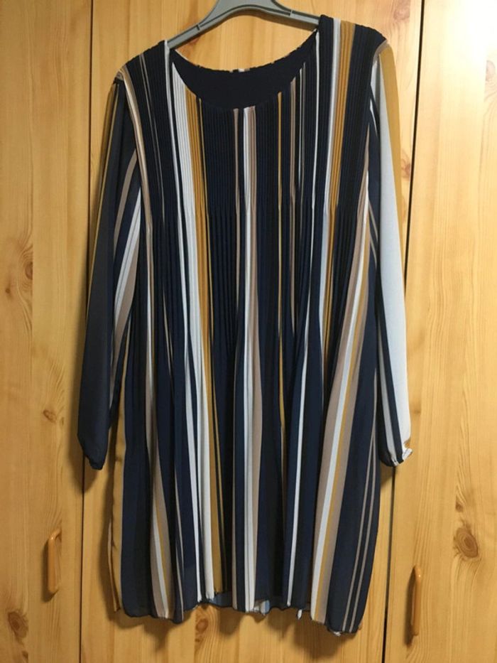 Robe doublé tissu voile - photo numéro 3