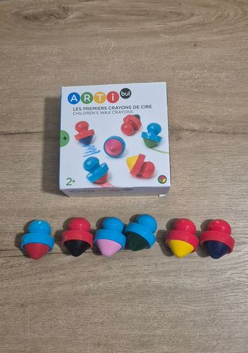 Les premiers crayons de cire