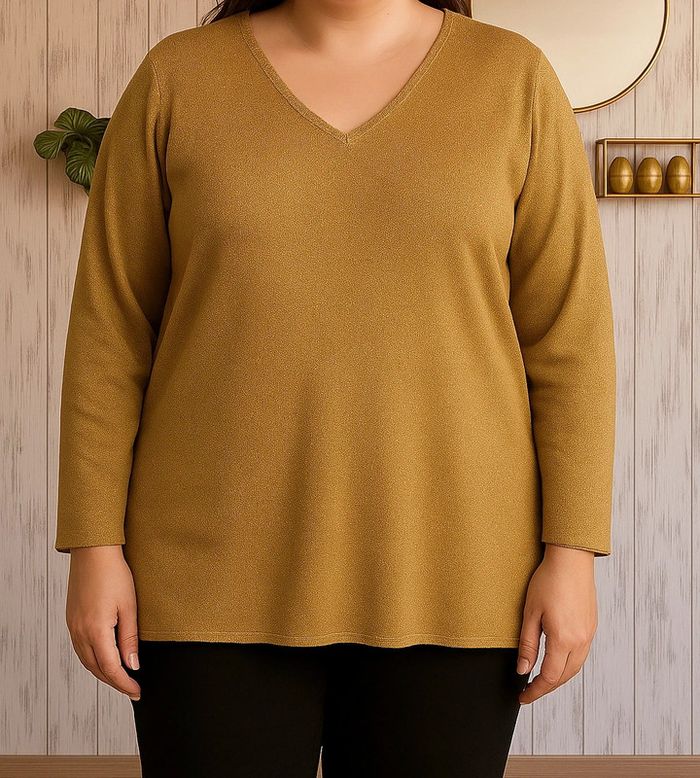 Pull Or pailleté femme 46/48