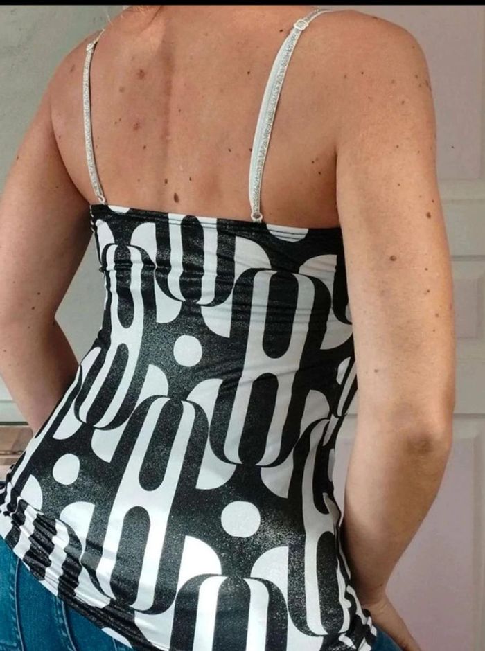 Top soirée Pimkie vintage - S = XS actuel - Neuf - photo numéro 3