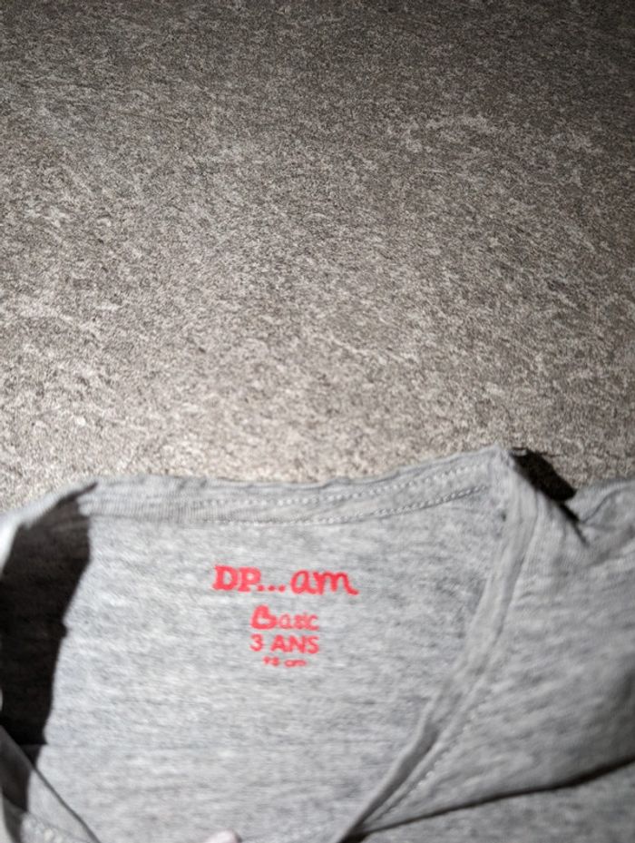 T-shirt à manches longues fille 3 ans - photo numéro 2