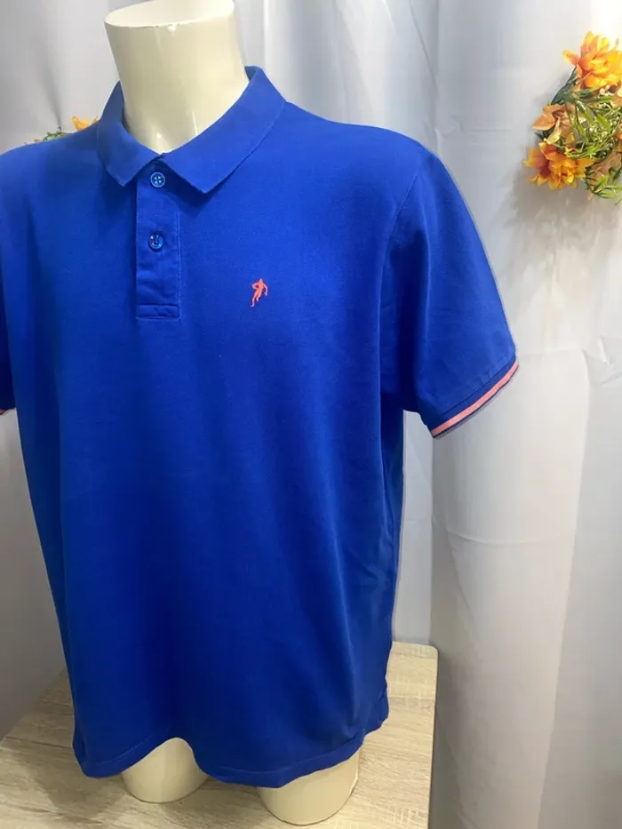 Polo bleu Ruckfield coton taille XXL - n6p - photo numéro 2