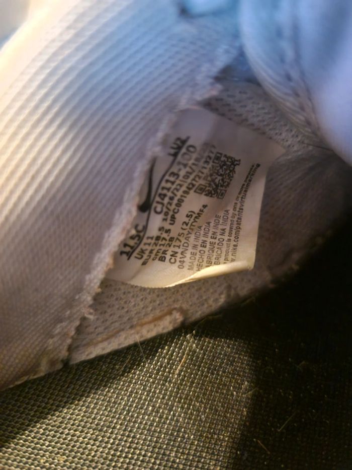 Air force 1 blanche pointure 28.5 - photo numéro 6