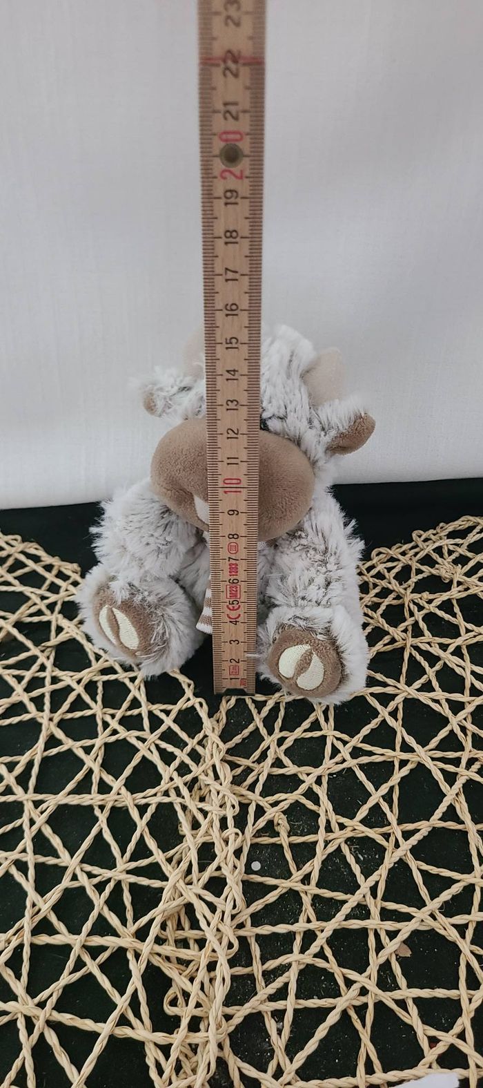 Doudou peluche vache marron NATURE COLLECTION - photo numéro 5