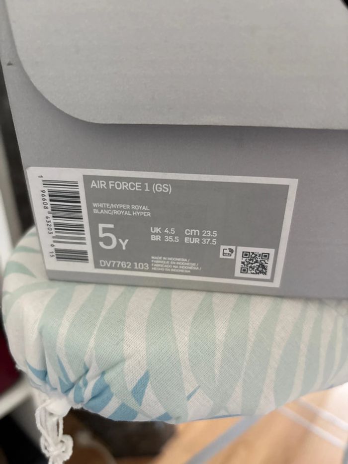 Air force 1 blanc et bleu - photo numéro 4