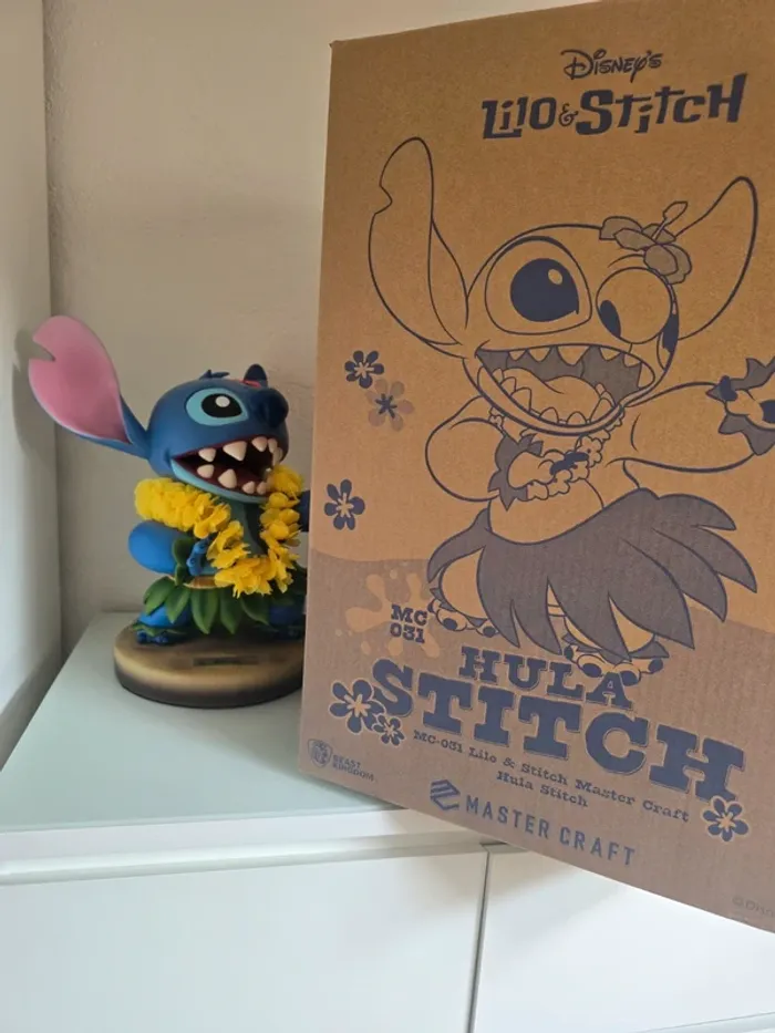 Stitch Hula Statue Beast Kingdom Disney 38Cm Master Craft - photo numéro 10