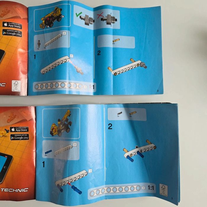 Lego Technic camion nacelle 2 montages - photo numéro 4