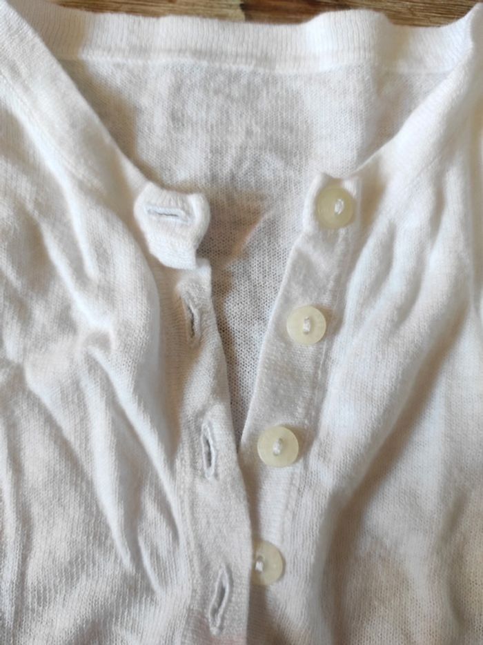 Pull léger blanc - photo numéro 2