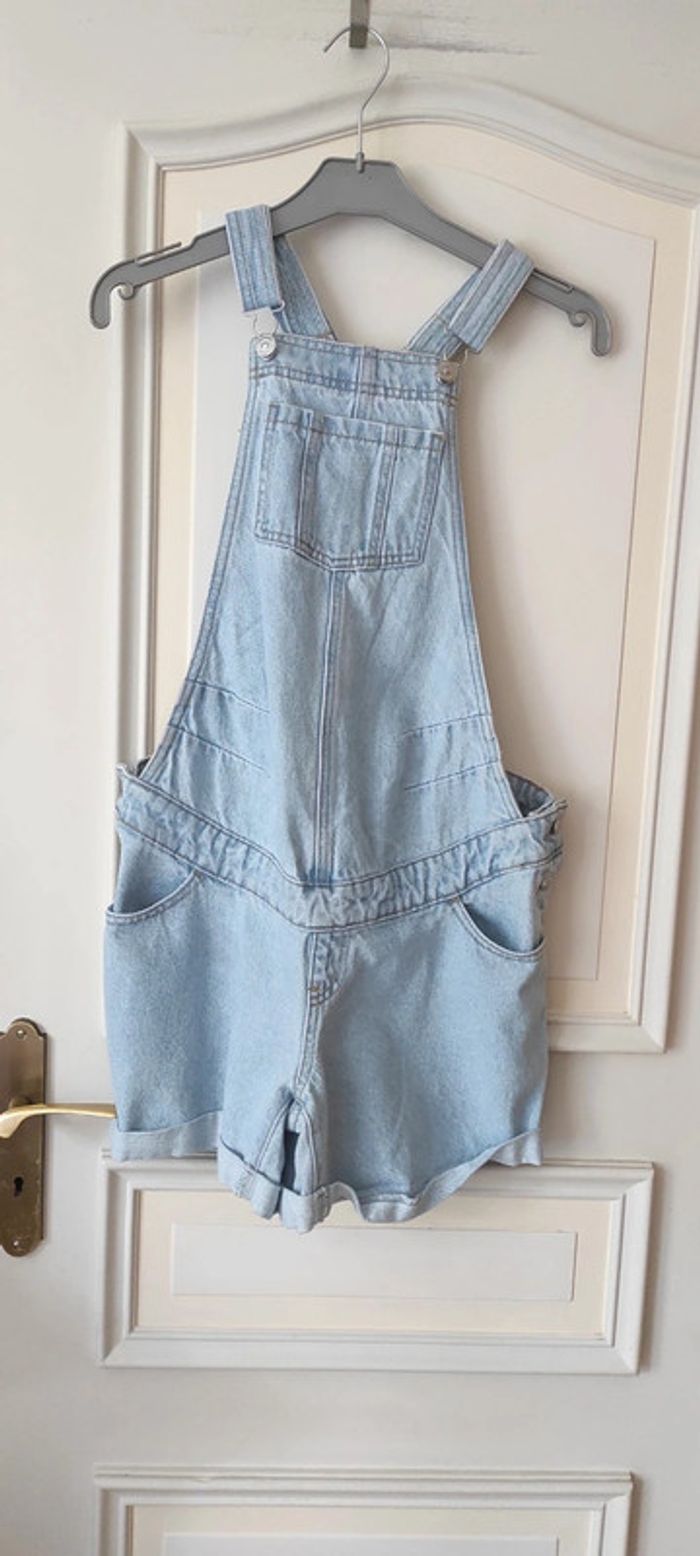 💐Tee-Salopette courte de grossesse - Kiabi - taille 38 - Très bon état 💐 - photo numéro 2
