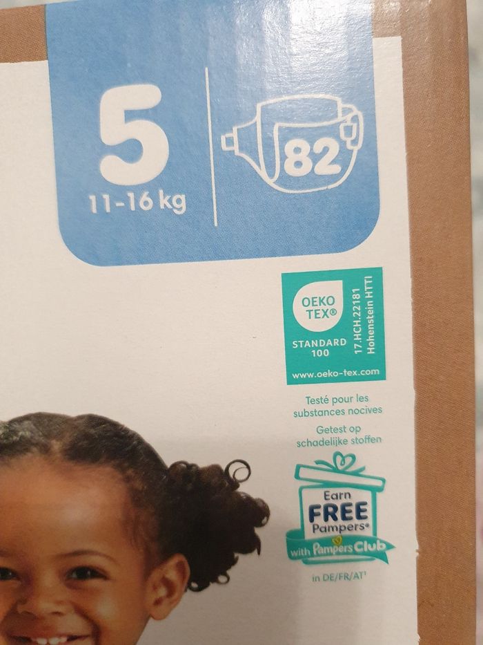 Lot de 164 couches bébé T 5 (11/16kg) pampers Harmonie - photo numéro 3