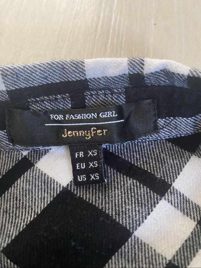 Jennyfer chemise courte à carreaux XS - photo numéro 3