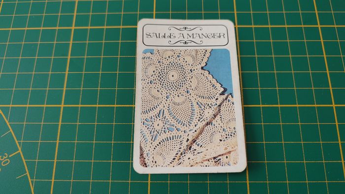 Carte salle à manger en l'état Cluedo miro-meccano pièce détachée jeu de société #E26