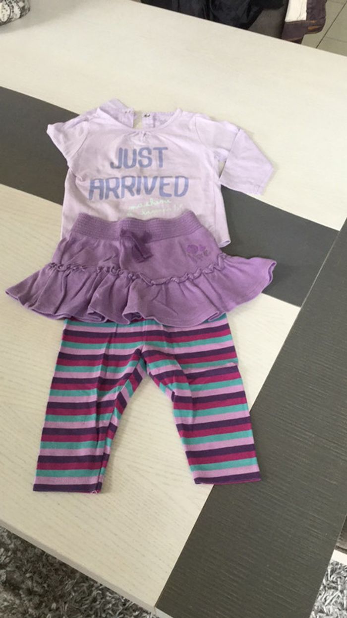 Ensemble lilas 3 pièces 9m