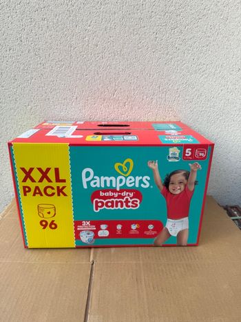 Couches culottes Pampers baby dry pants taille 5