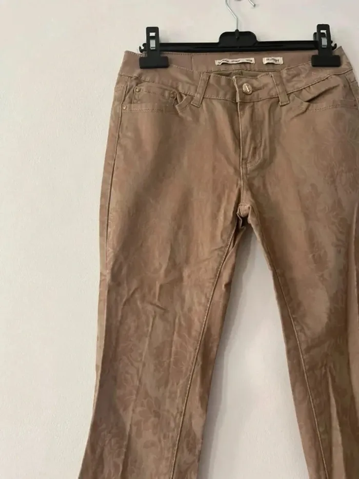Pantalon / Jeans Marron - taille 38 - photo numéro 3
