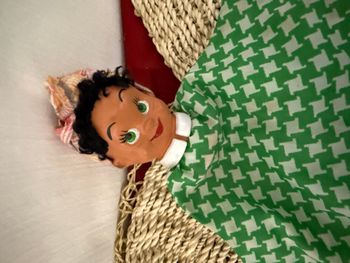 Ancien vintage jouet figurine marionnette à mains main années 1960