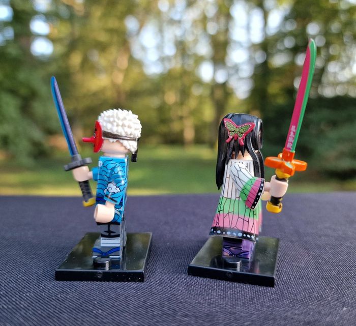 Minifigure Manga Demon Slayer Urokodaki sakonji et Kochou Kanae - photo numéro 2