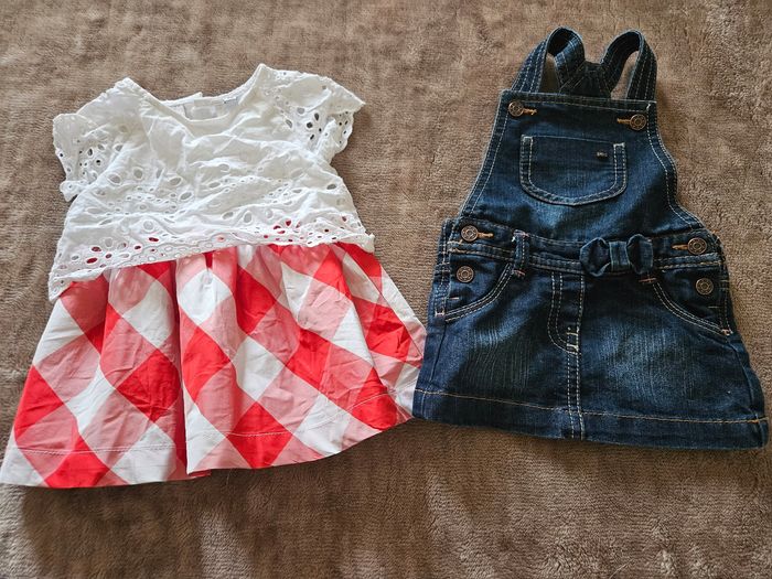 Lots de 2 robe été fille 3 mois