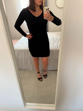 Robe pull moulante taille m