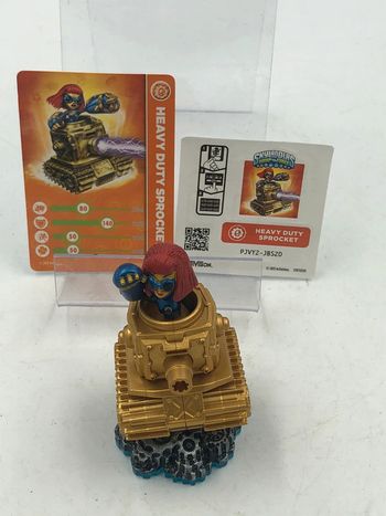 Figurine Skylanders Swap Force Heavy Duty Sprocket + cartes