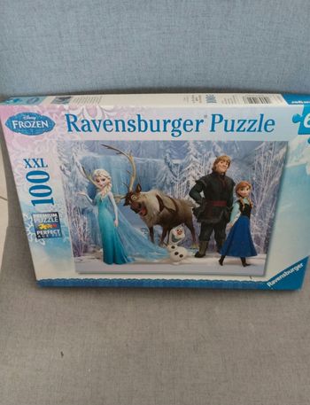 Puzzle 100 pieces la reine des neiges de ravensburger