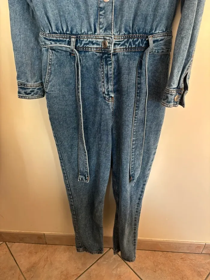 combinaison en jean la City taille 36 - photo numéro 2