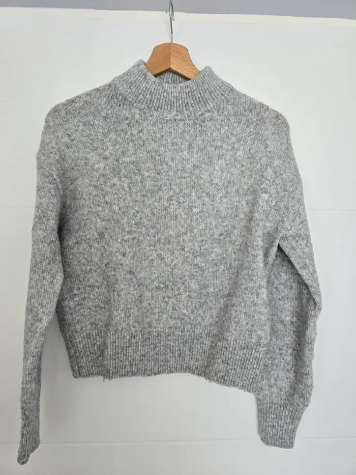 Pull chaud gris