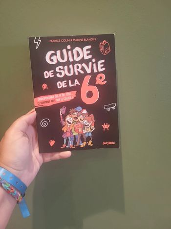 Livre quide de la survie en sixième