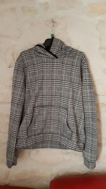 Sweat a capuche gris XS