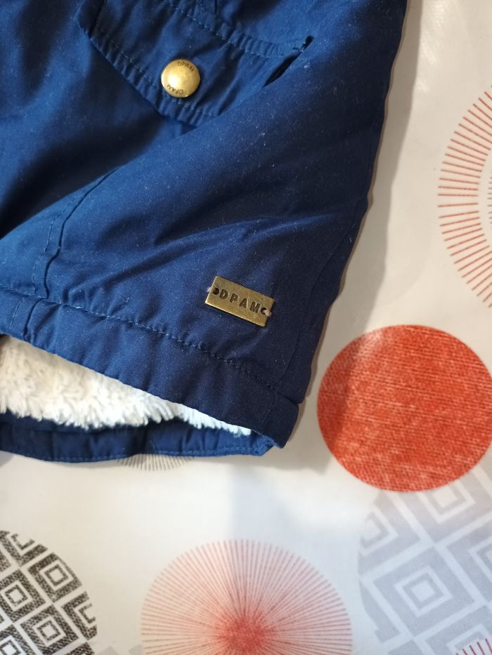 Manteau fourré ☃️ Taille 4 ans DPAM - photo numéro 3