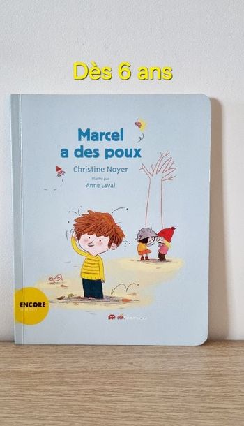 Livre jeunesse " Marcel a des poux "
