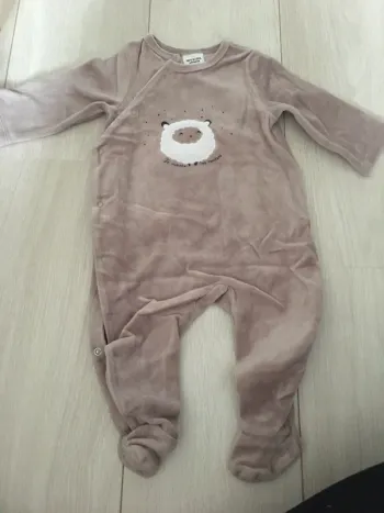 Pyjama velours 6 mois TAO