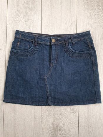 Mini Jupe Effet Jeans