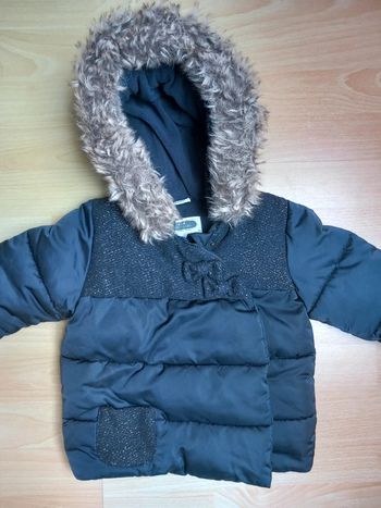Manteau chaud bleu TAO 18 mois Excellent état