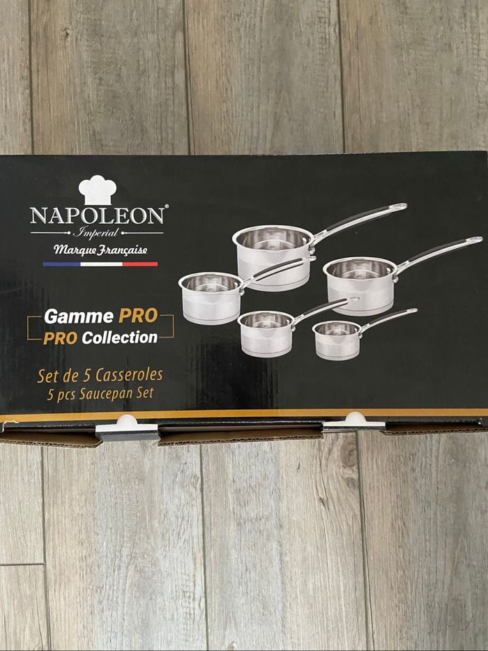 Set Napoleon de casseroles gamme pro en inox