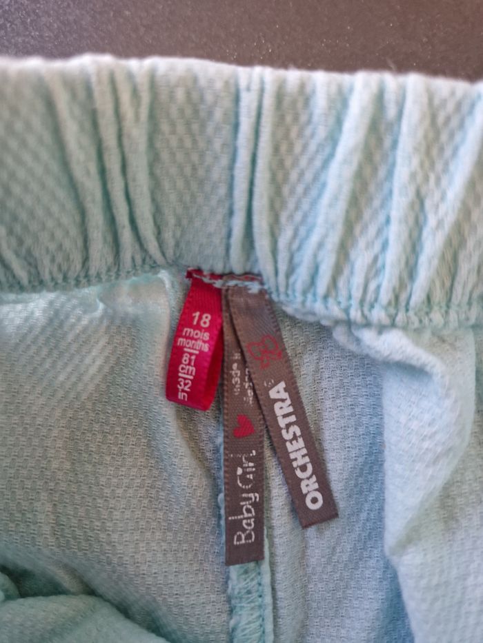 Lots de deux short fille taille 18 mois - photo numéro 5