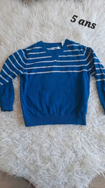 Pull bleu okaidi 5ans