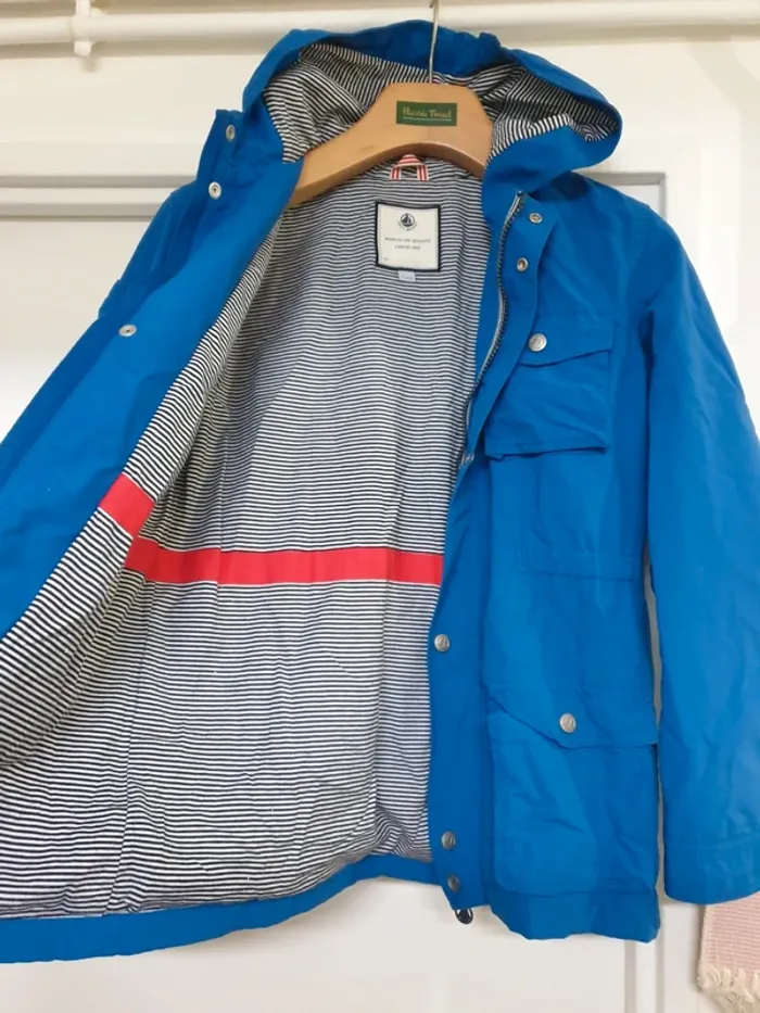 Imper Parka Trench Déperlant Petit Bateau Taille 12 ans