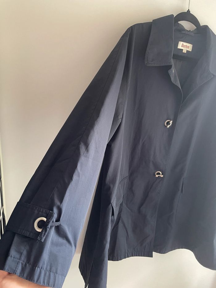 Veste Imperméable Vintage Burton Bleu Marine - photo numéro 6