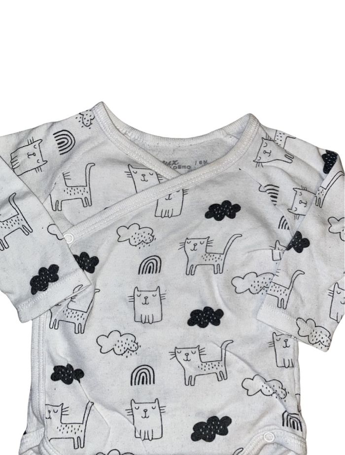 Lot de 3 bodies - Gemo | 6 mois - photo numéro 4