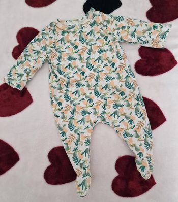 Pyjama en coton 1 mois